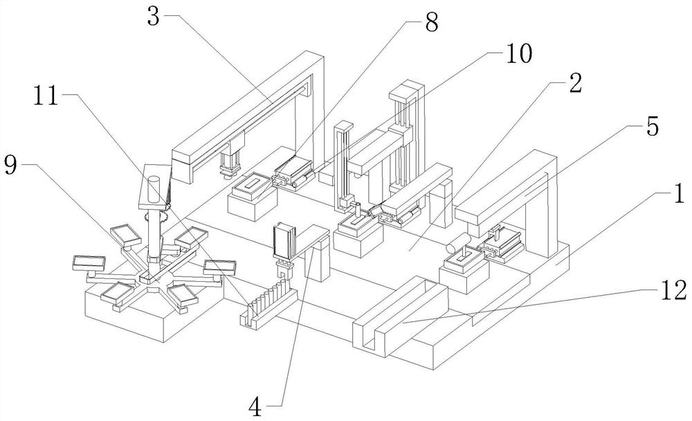 An automatic assembly device for a light-receiving knife