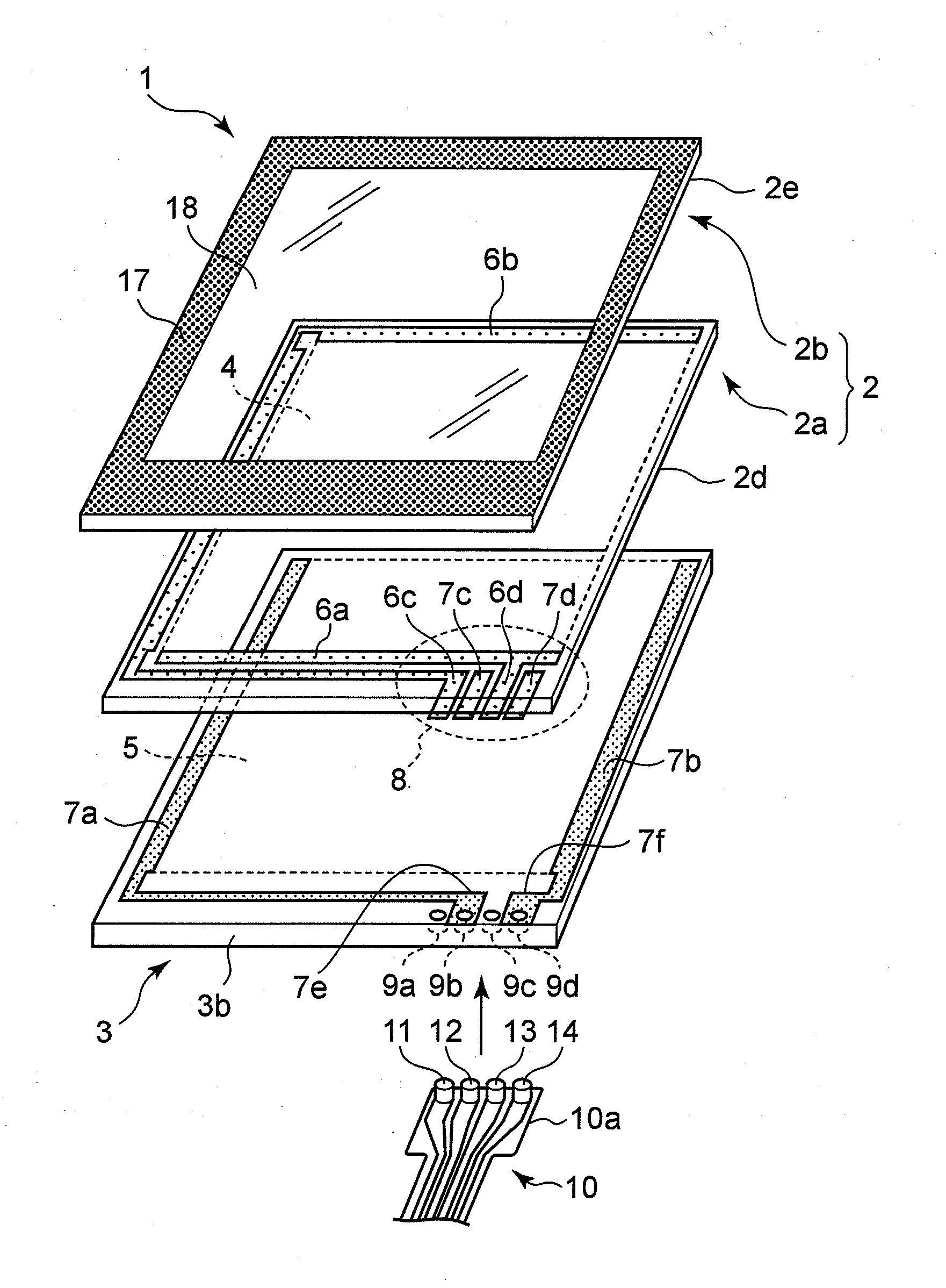 PROTECTIVE PANEL WITH TOUCH INPUT FUNCTION SUPERIOR IN SURFACE FLATNESS AND ELECTRONIC APPARATUS HAVING THE PROTECTIVE PANEL (amended