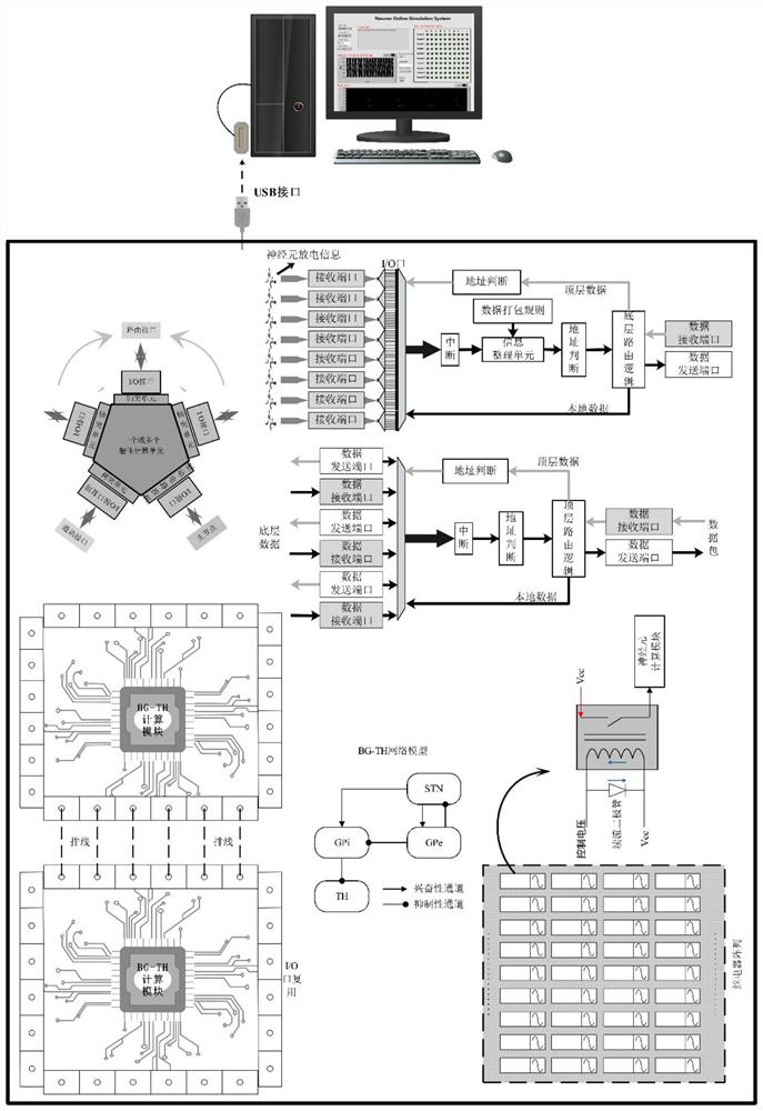 Embedded modular nerve nucleus simulation platform based on ARM (Advanced RISC Machines)