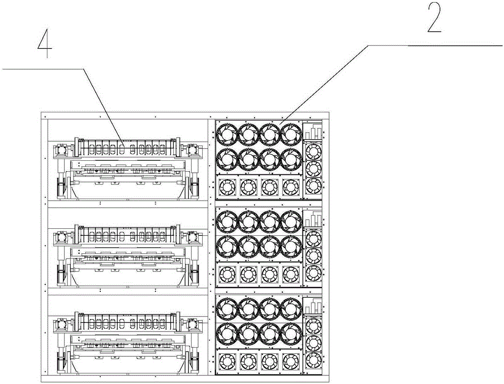 Cylindrical lithium-ion battery forming and capacity-grading equipment