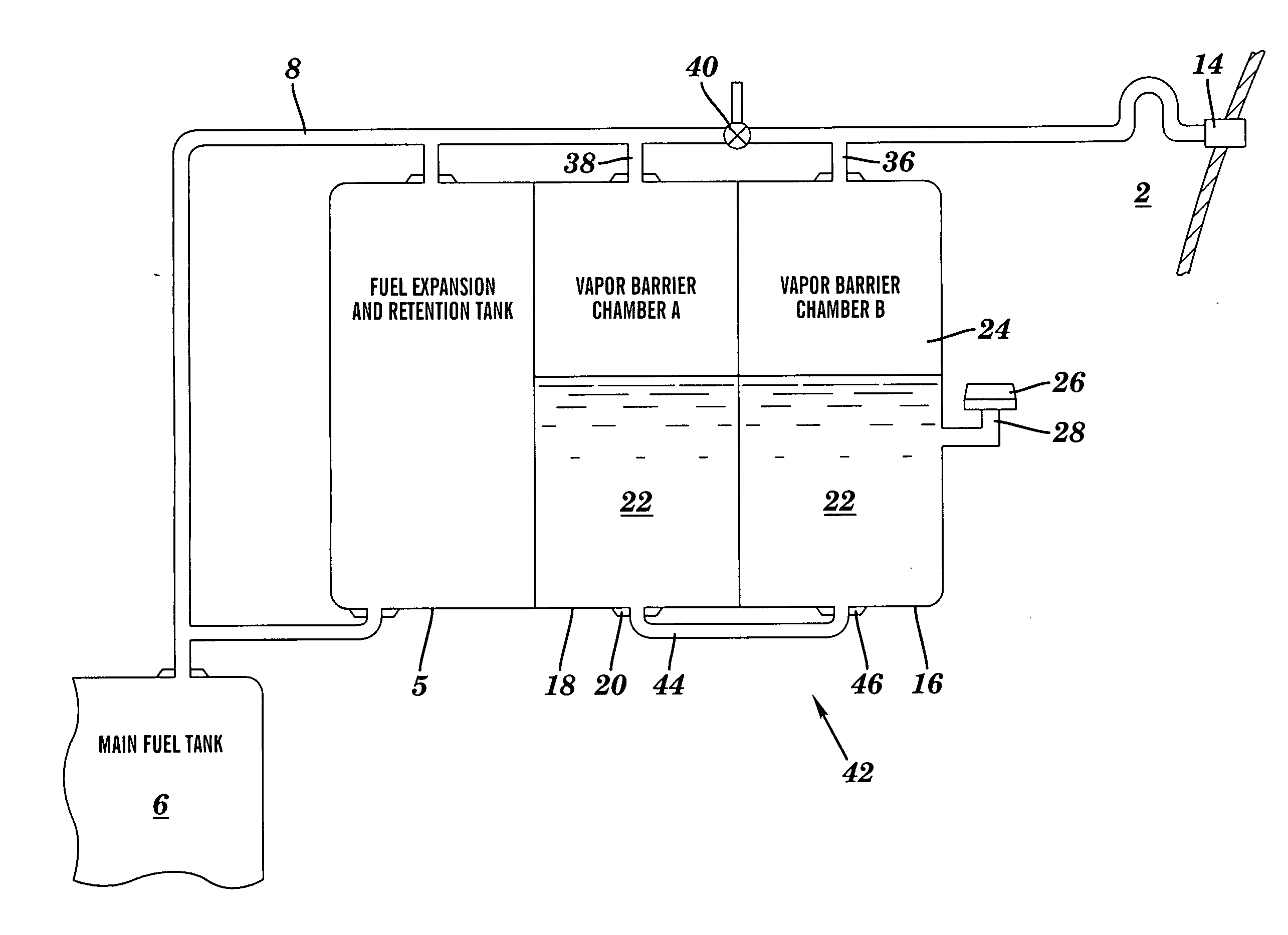 System and method for tank pressure compensation