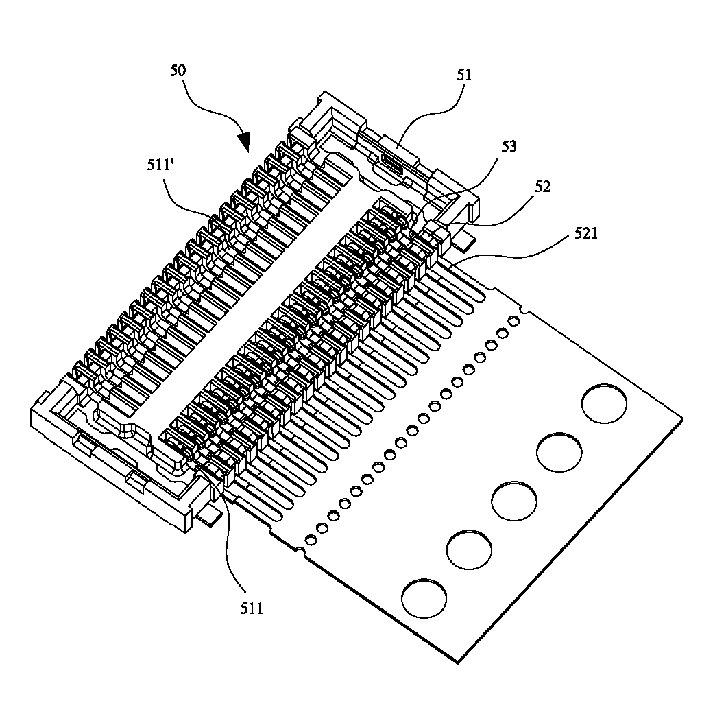 Full automatic production line of board to board (BTB) connector