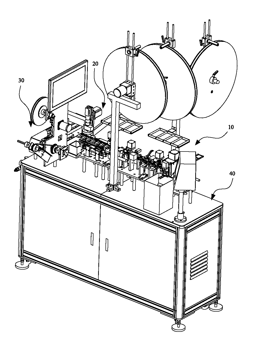 Full automatic production line of board to board (BTB) connector