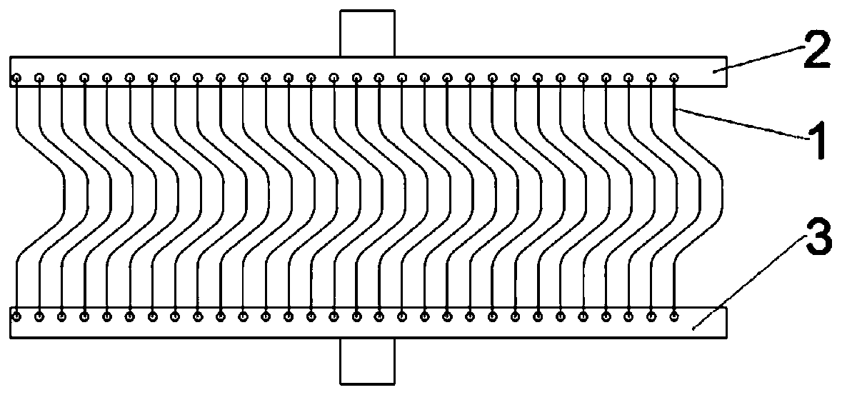 Condensation type demister having vanes with non-uniform wettability and preparation method of vanes