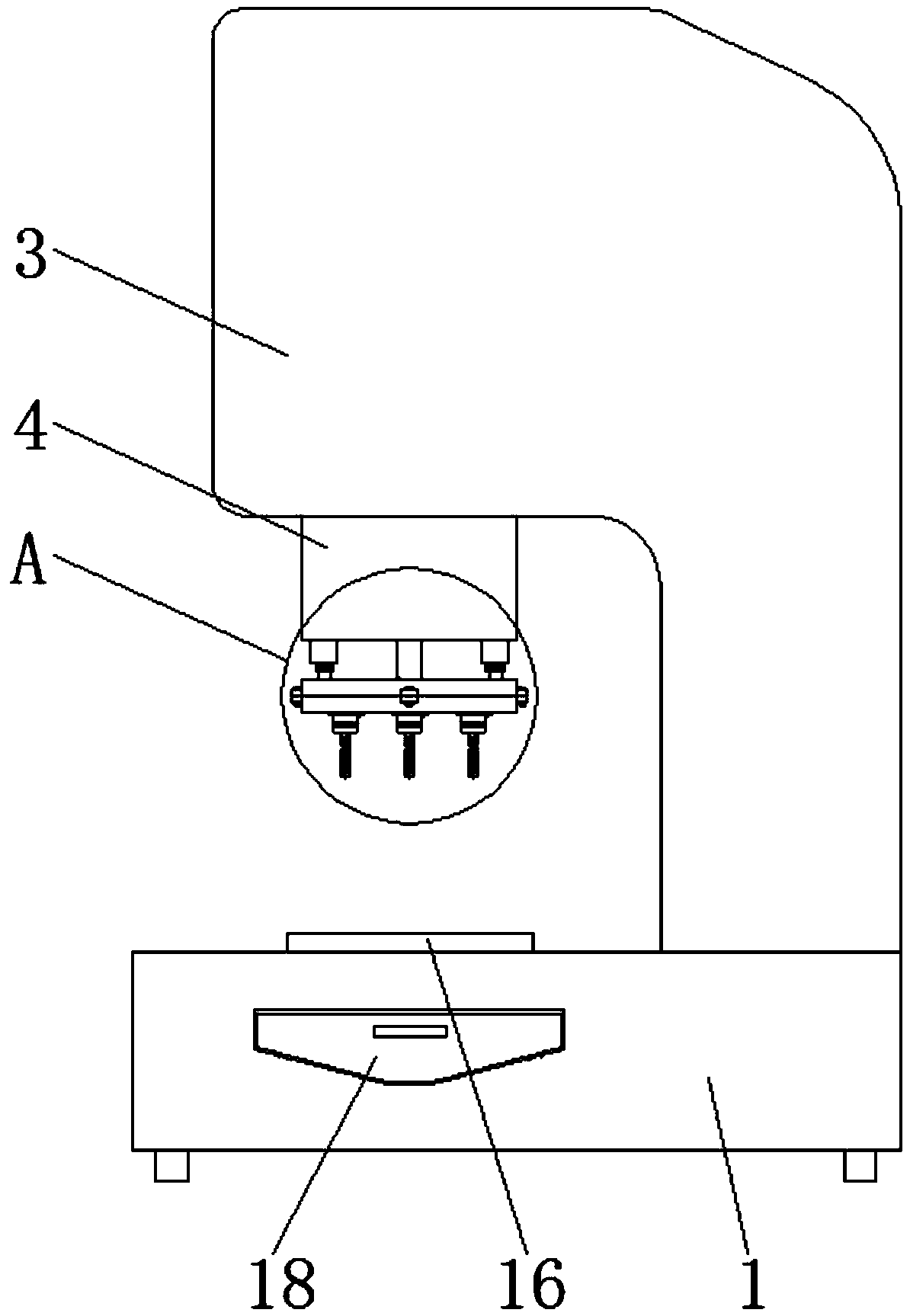 Drilling equipment for flange machining