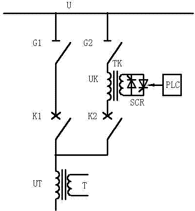 No-load closing inrush current and overvoltage suppression unit of ultrahigh-voltage transformer