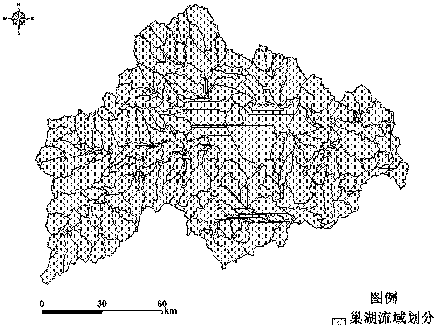 Method of quantitative determination of background concentration of nitrogen and phosphorus of water body of lake basins