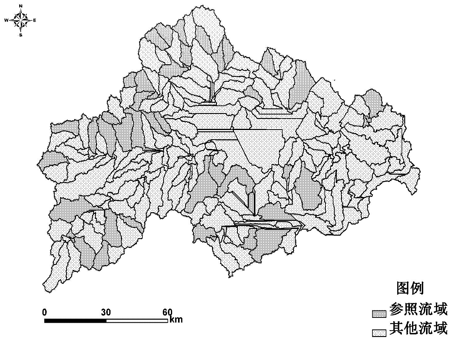 Method of quantitative determination of background concentration of nitrogen and phosphorus of water body of lake basins