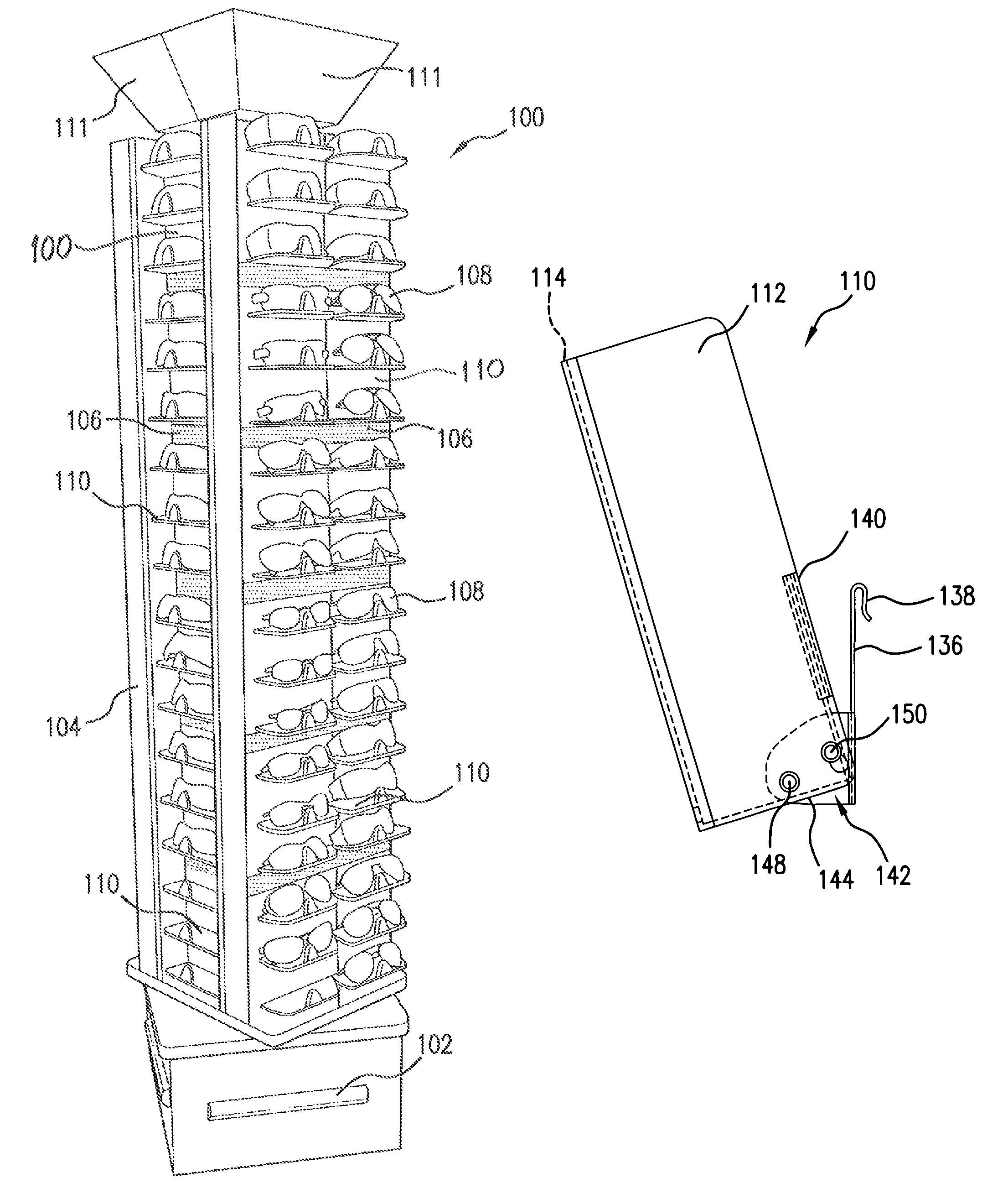 Eyewear display and modules for same