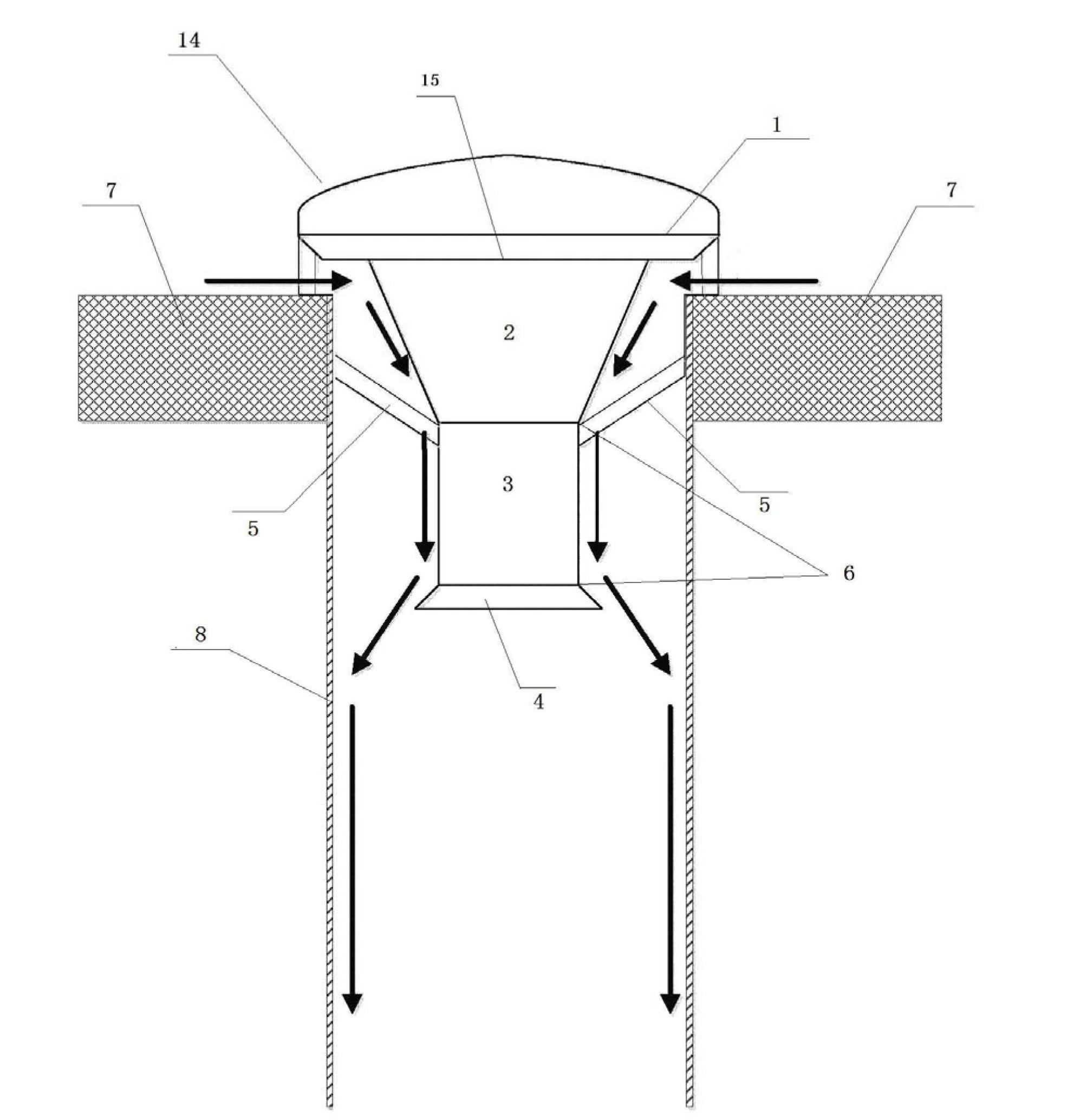 Liquid distributor and vertical tube falling film evaporator comprising same