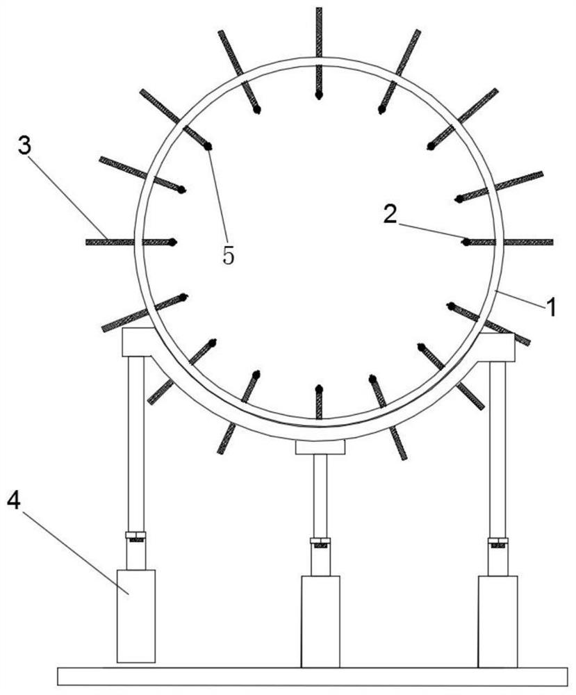 Building construction steel bar positioning device