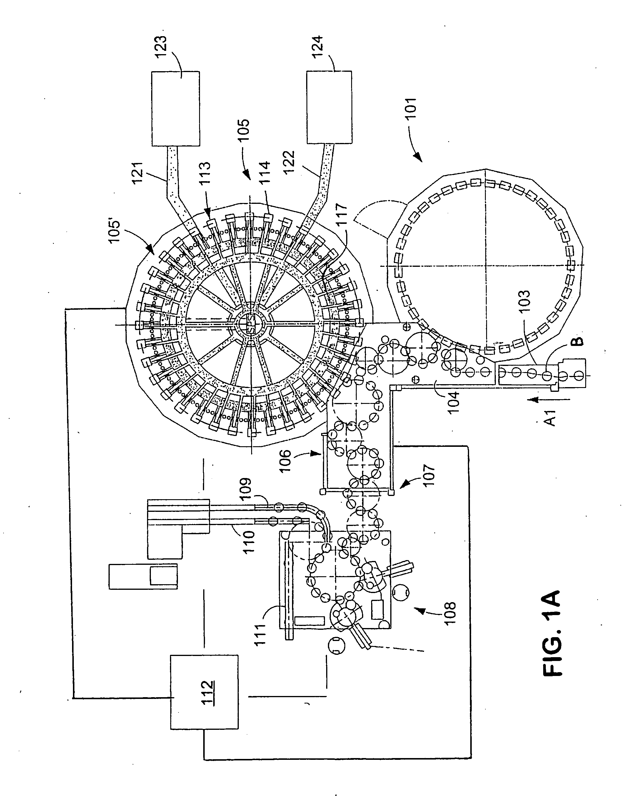 Beverage bottling plant with a beverage bottle filling machine for filling beverage bottles, and filling elements for the beverage bottle filling machine