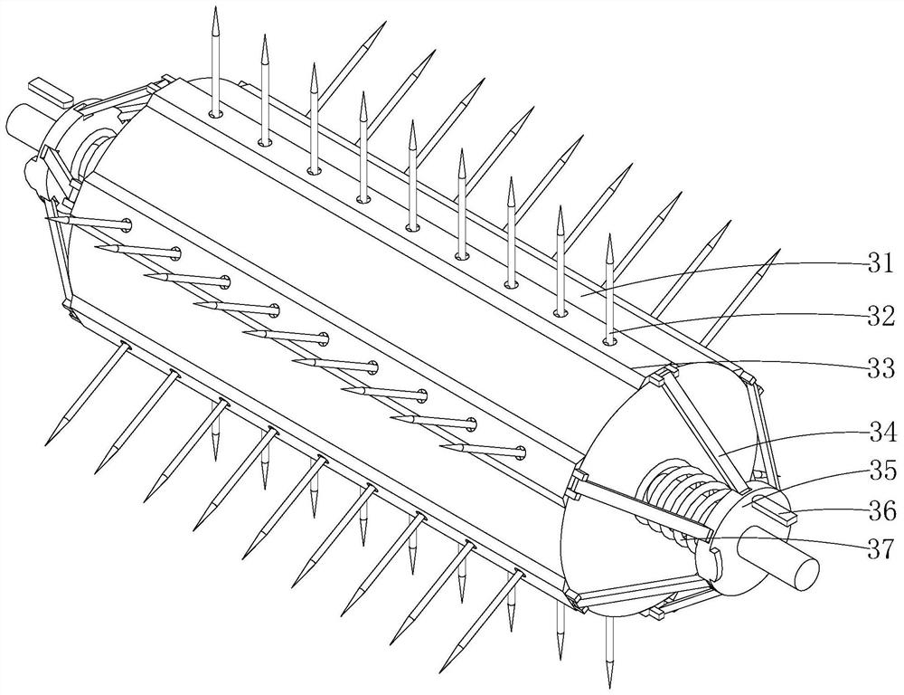 Garden fallen leaf collecting device