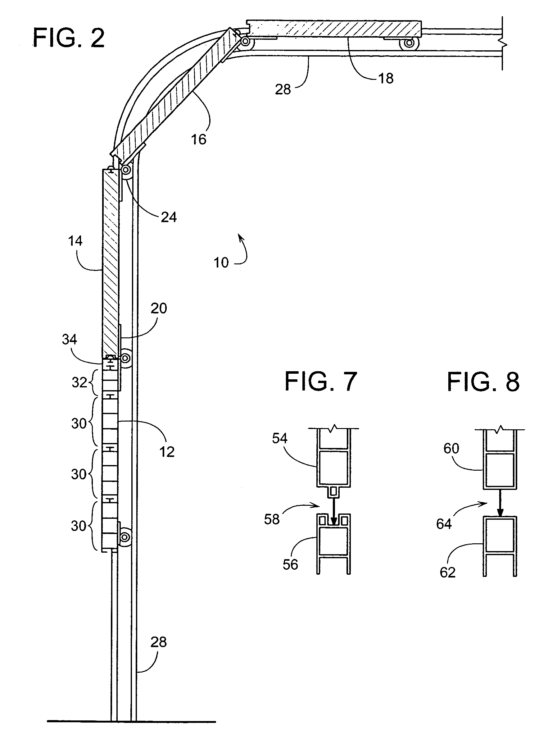 Extruded door panel members