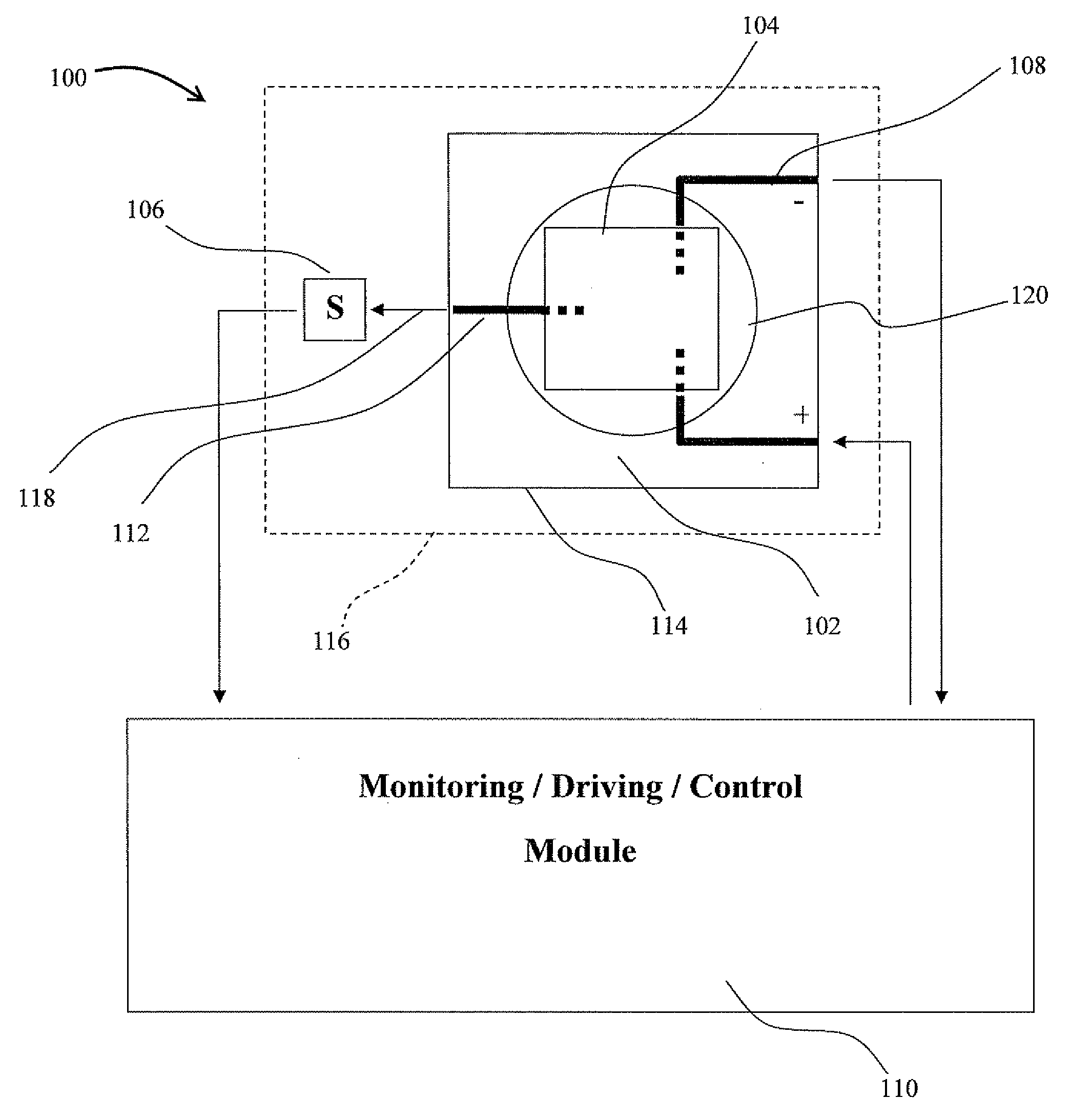 Light-Emitting Element Light Source and Temperature Management System Therefor