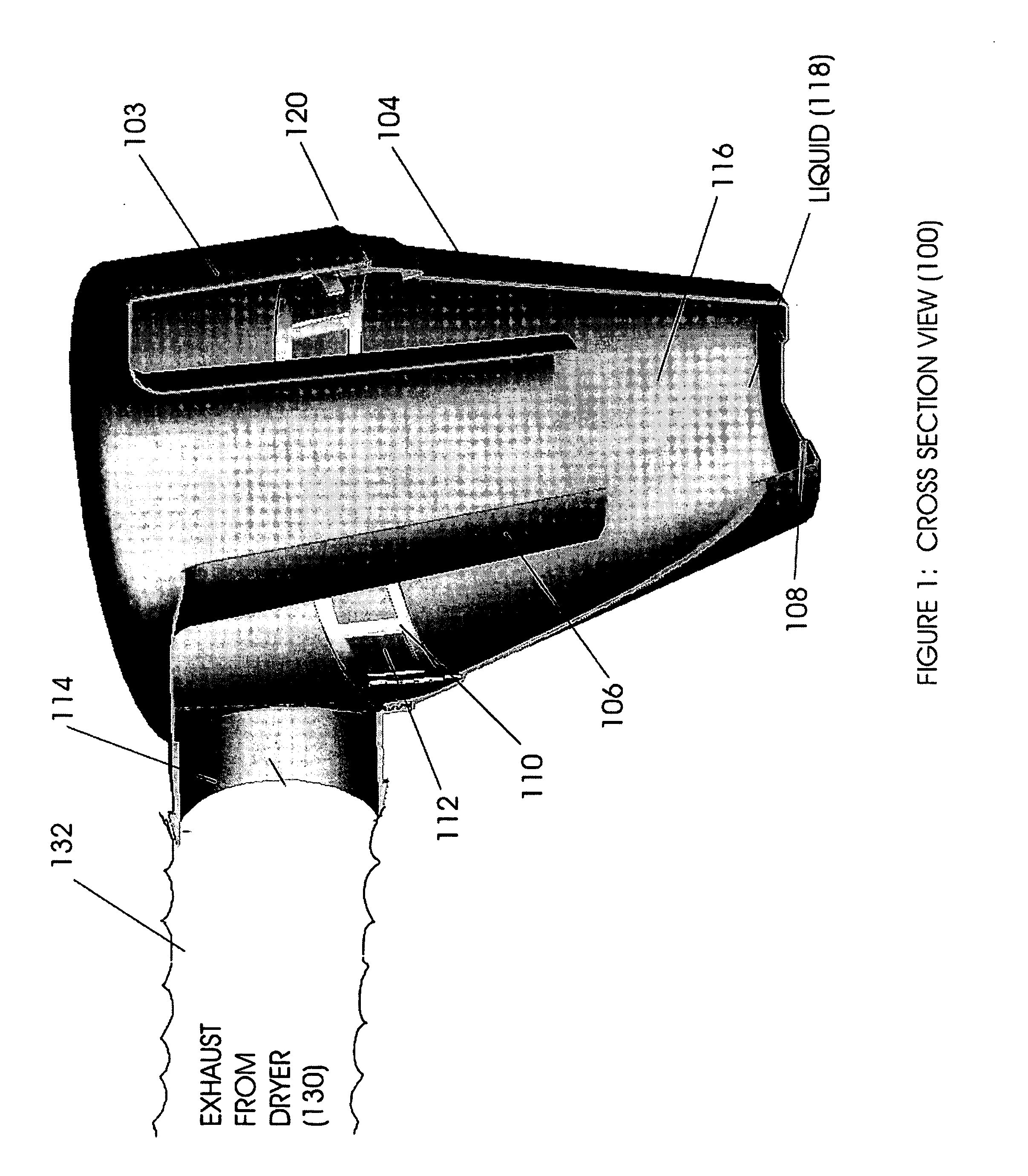 Centrifugal lint trap