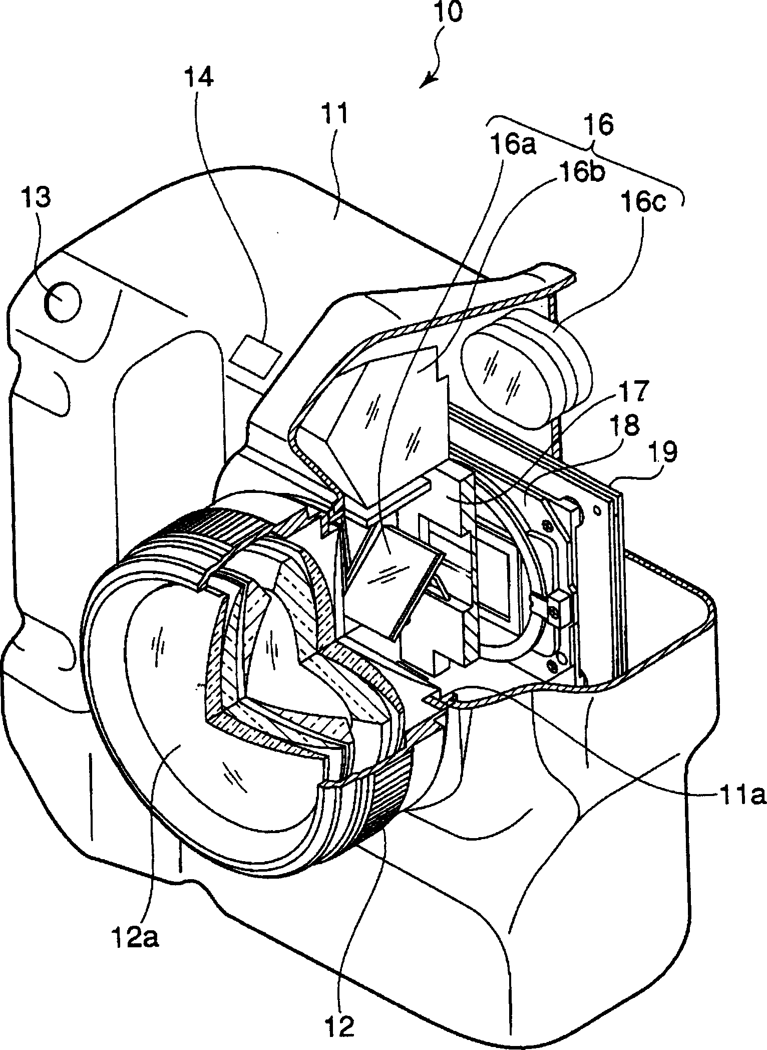 Camera and focus detection device