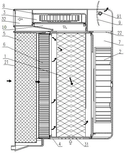 Novel energy-saving draught fan