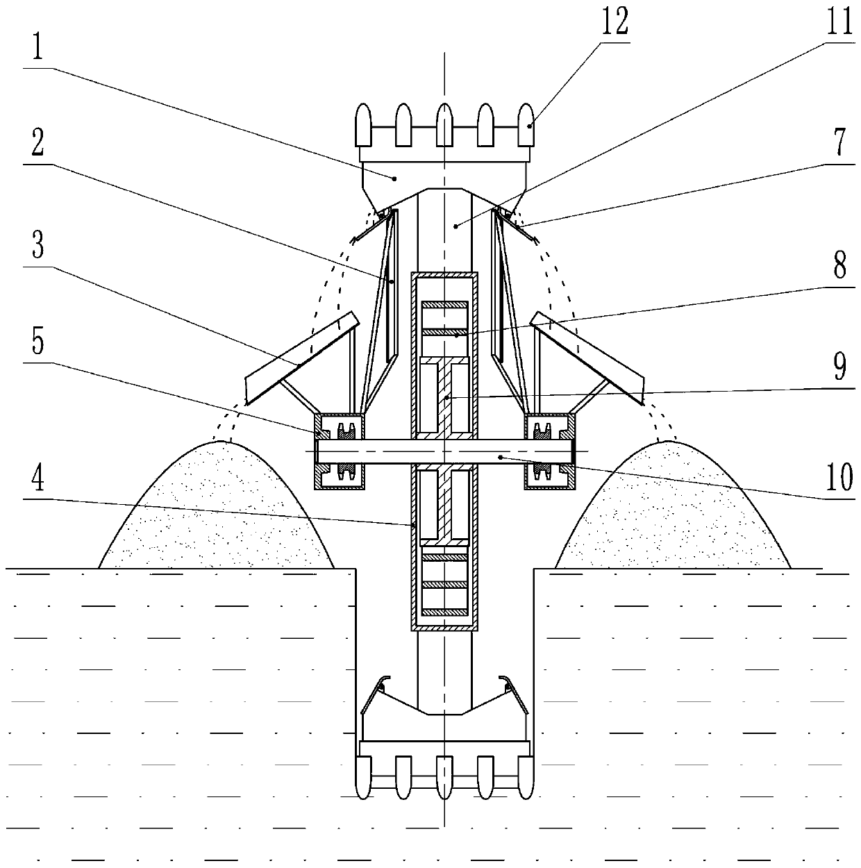 Ditcher for engineering construction of water supply and drainage pipeline