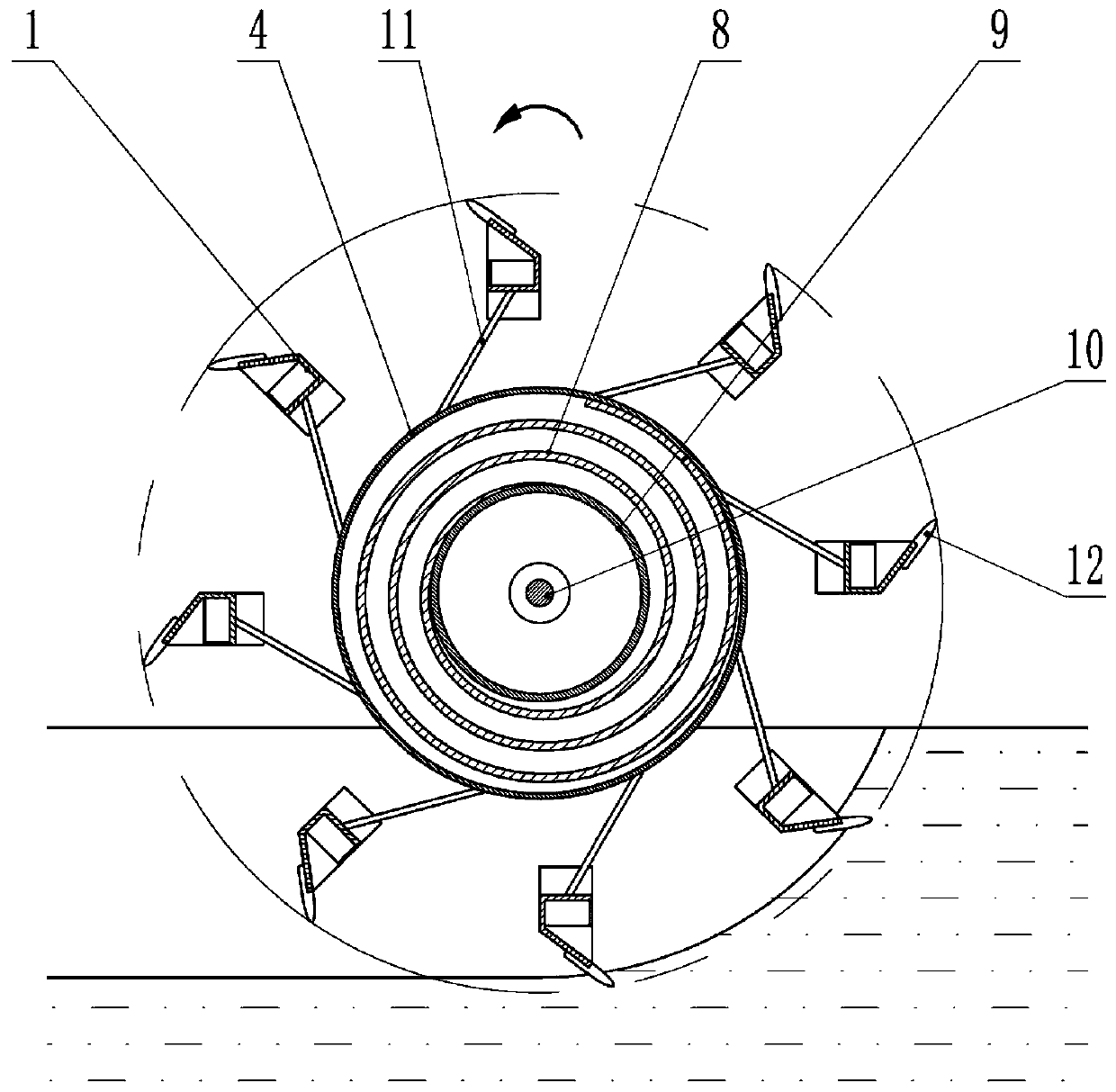 Ditcher for engineering construction of water supply and drainage pipeline