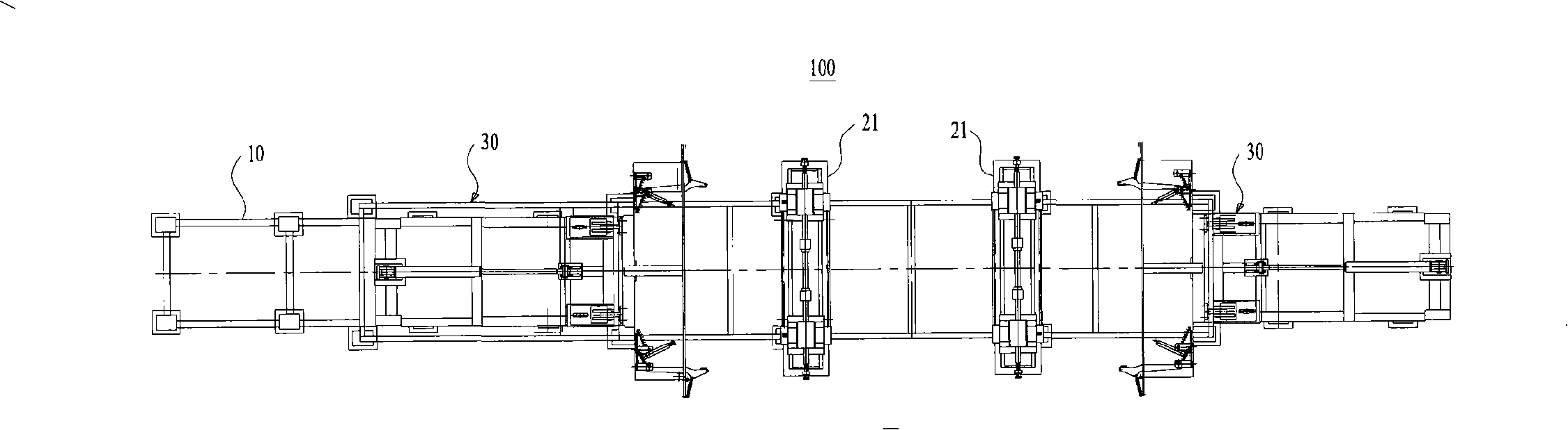 Assembling stand for assembling tank type vessel and assembling method