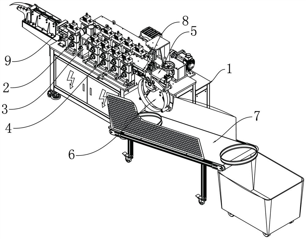 Inner ring bending machine