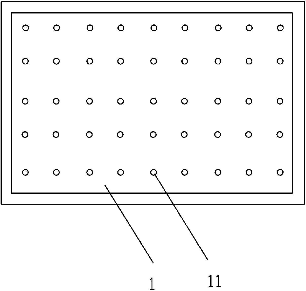 Solder resisting plug hole air guiding plate and manufacturing method therefor