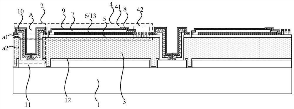 Micro-bridge infrared detector and preparation method thereof