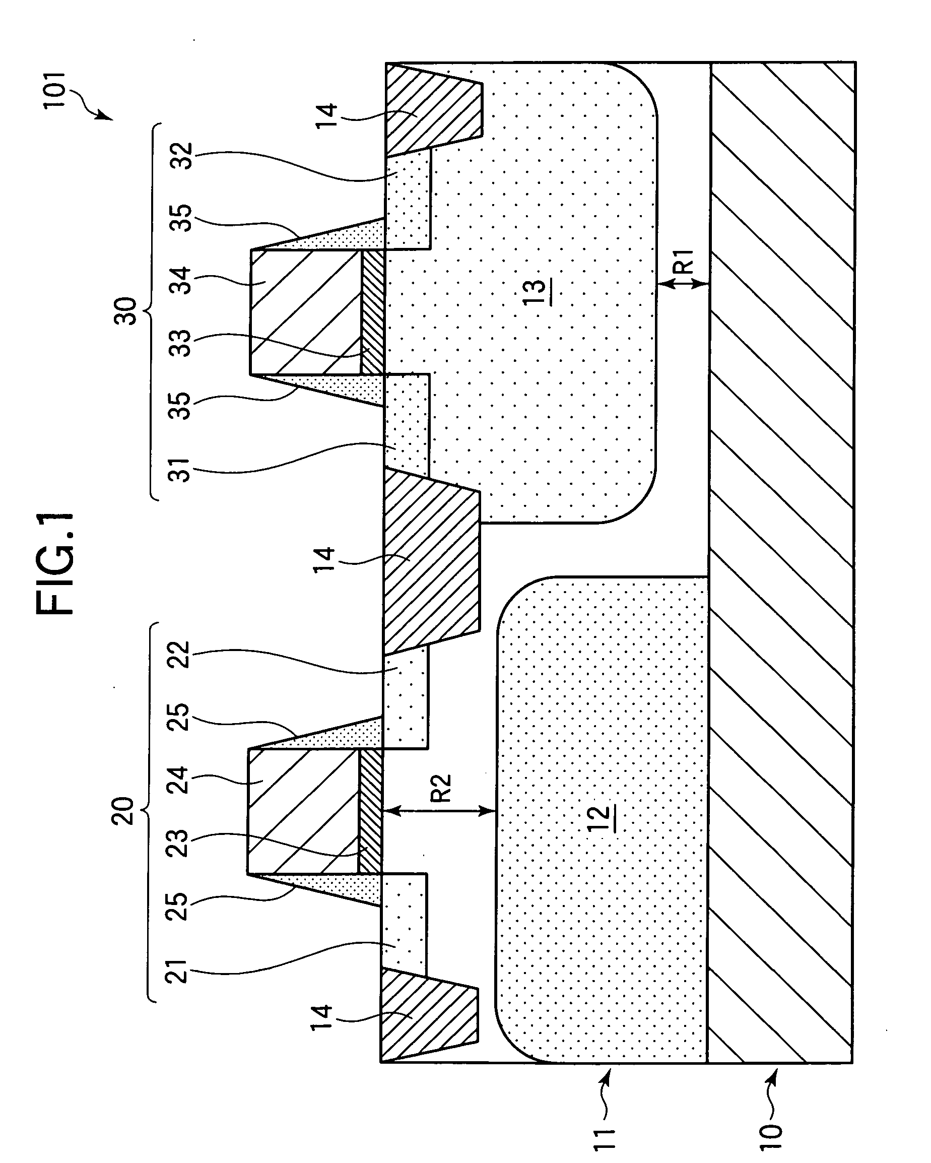 Semiconductor memory device using hot electron injection