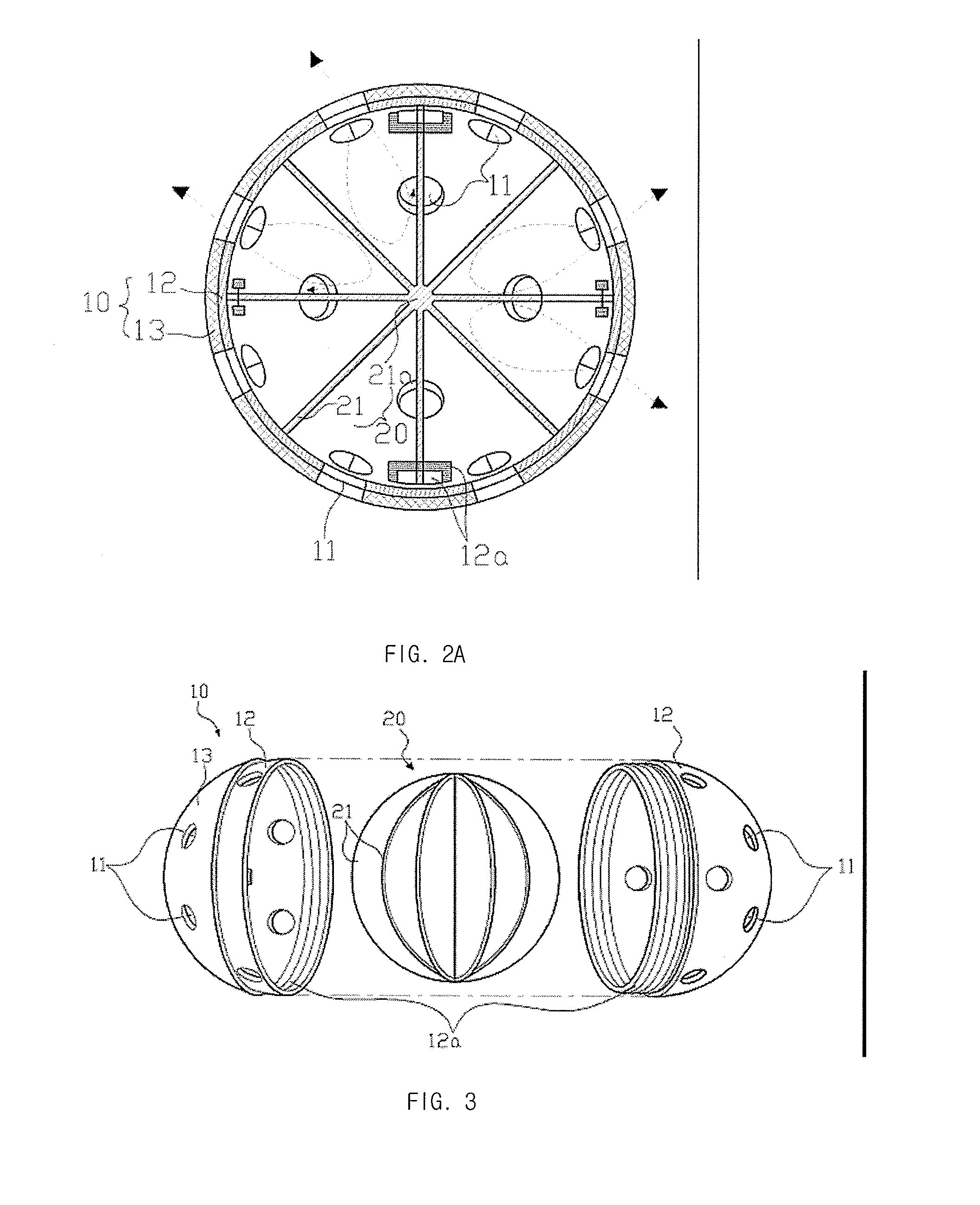 Modified golf ball