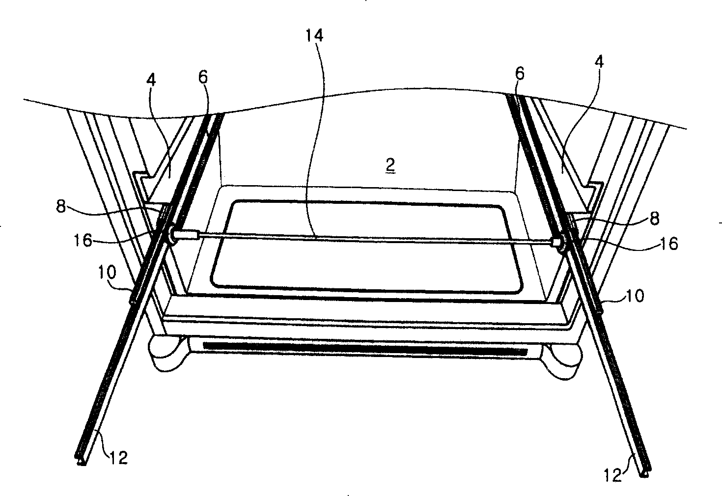 Drawer-type refrigerator slide rail composite unit