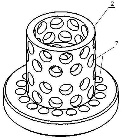 Hydro-driving radial vibration well cementing short segment and using method thereof