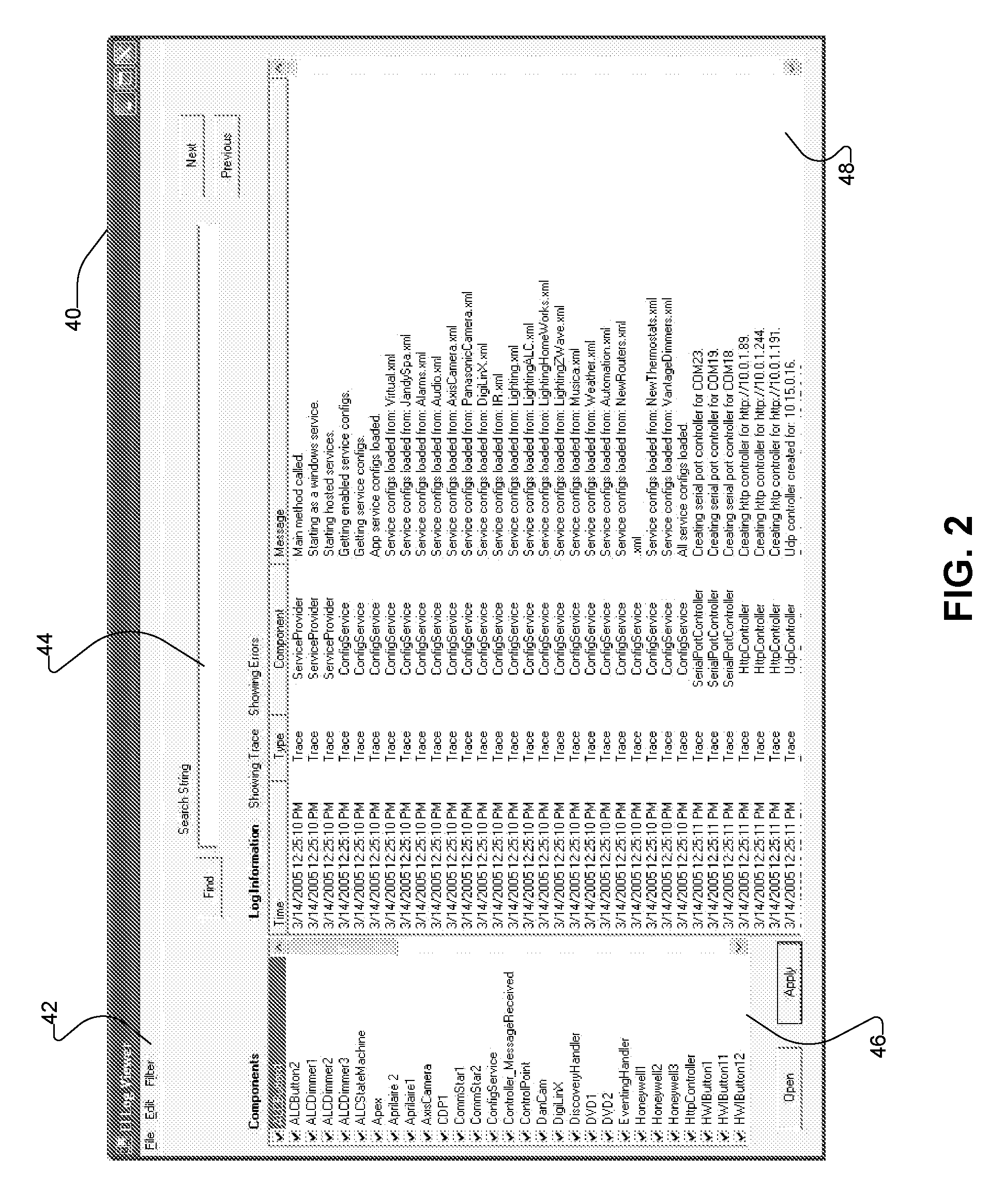 Automation control system having digital logging