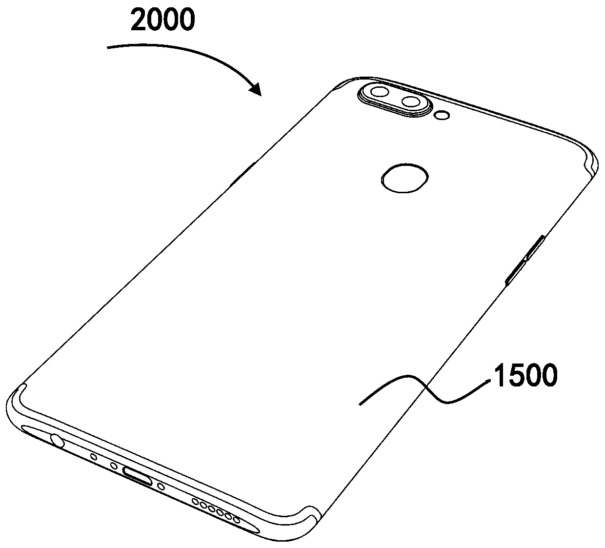 Electrochromic assembly, shell and electronic equipment