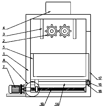 Environment-friendly garbage breaking device