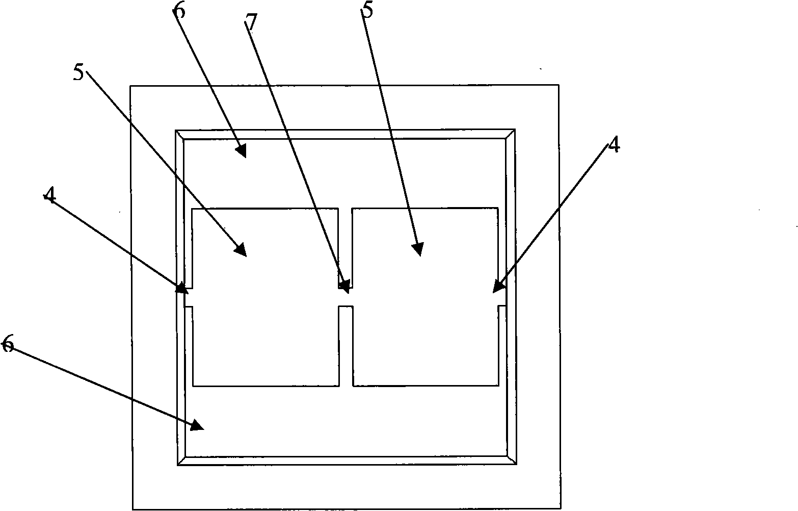 Nano-silicon thin-membrane four-island-beam-membrane sensor chip and preparation method thereof