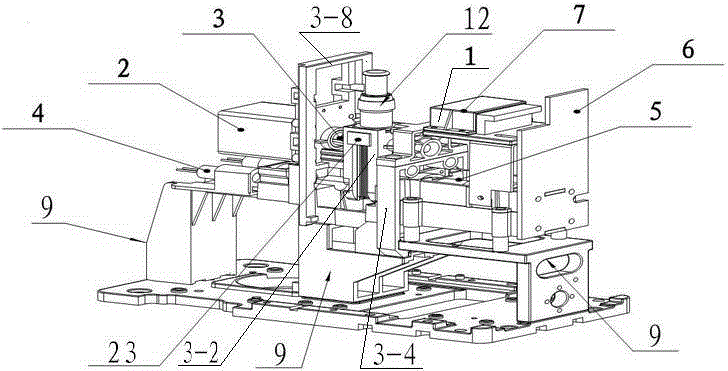 Multi-light-path reagent detection device of integrated quantitative sampling reagent adding device detector