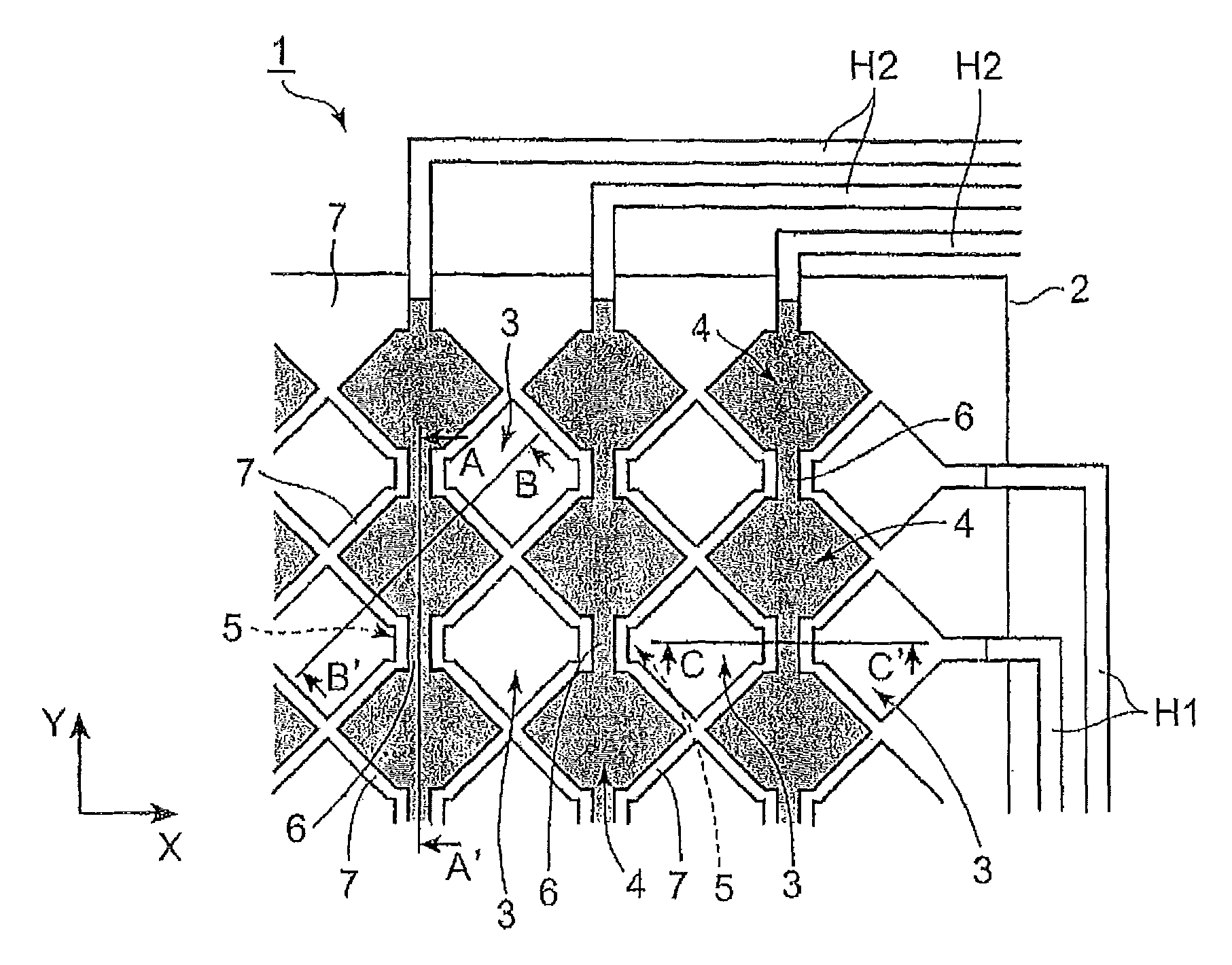 Capacitive touch sensor, manufacturing method therefor, and display device