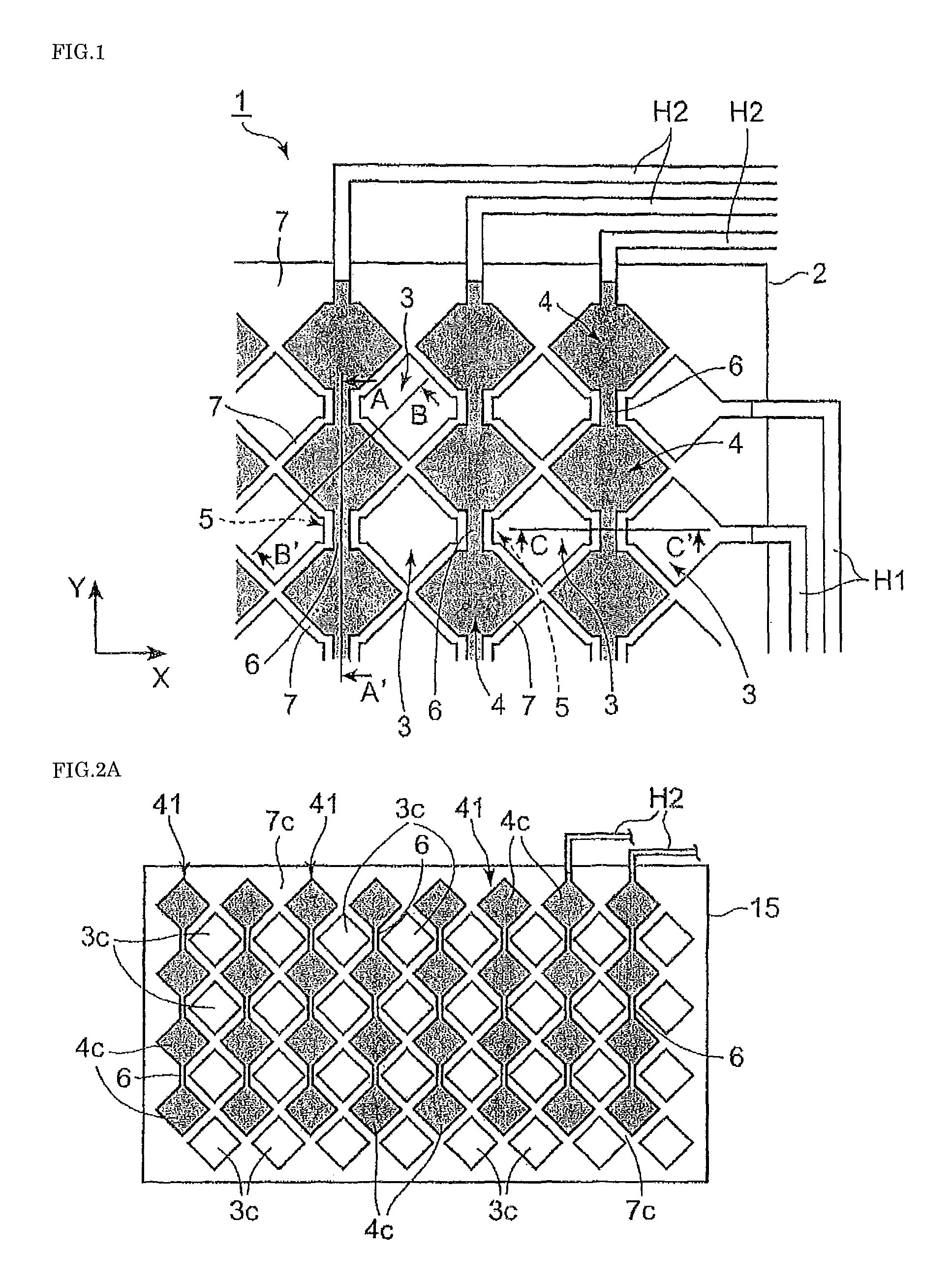 Capacitive touch sensor, manufacturing method therefor, and display device