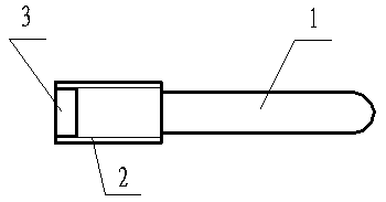 a porous metal rod