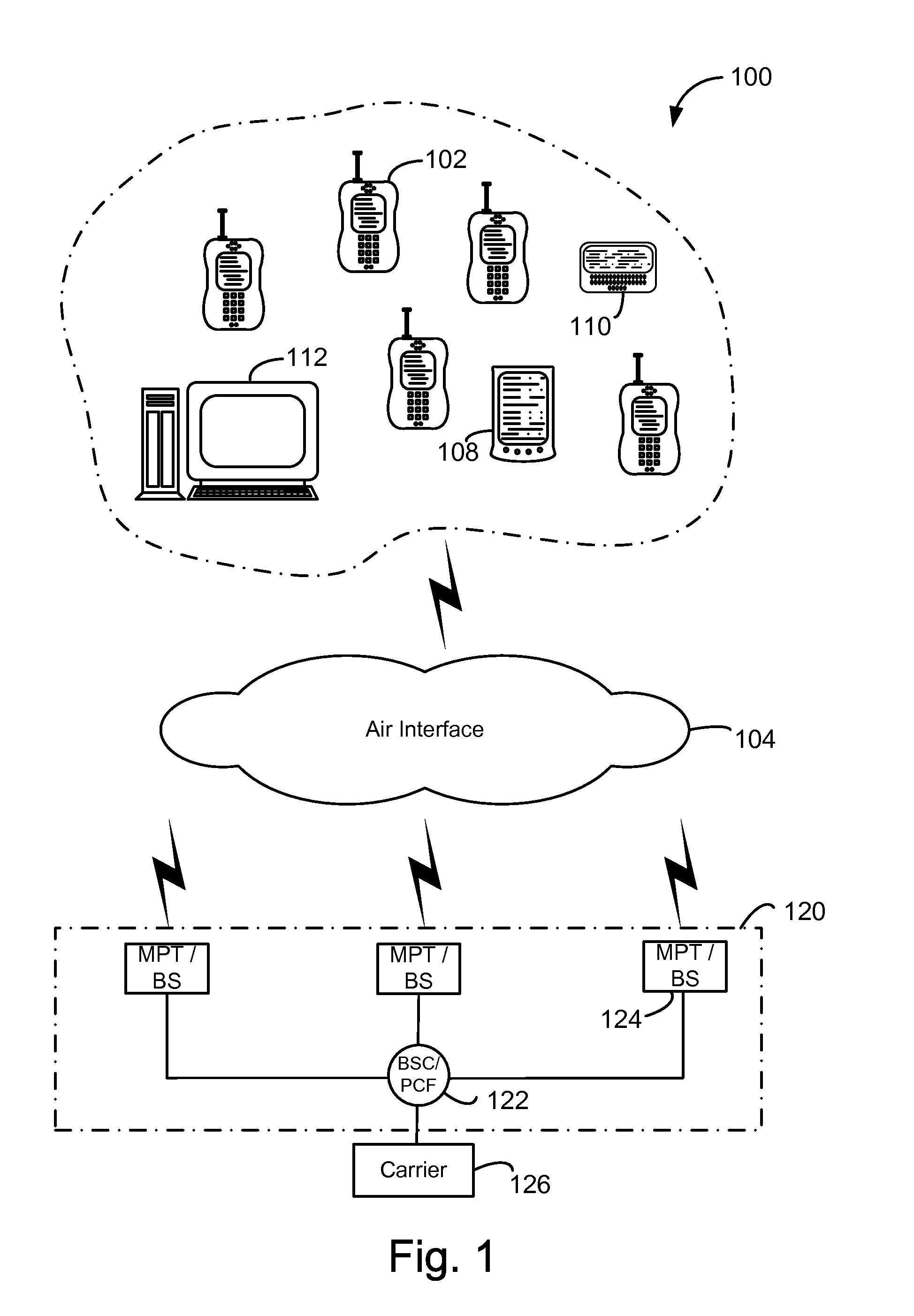 Regulating the scope of service geographically in wireless networks based on priority