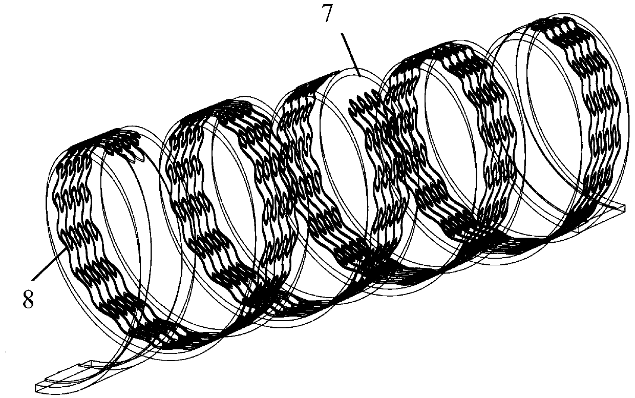 Degradable flexible nerve tract repair device