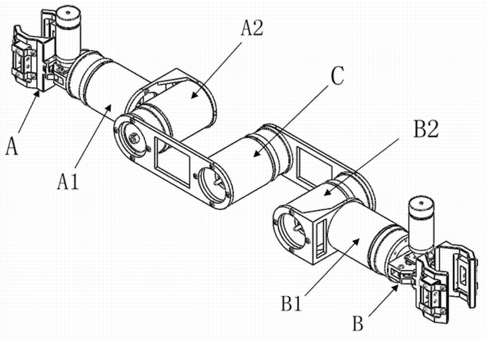 Rack pipe detection robot based on ultrasonic guided wave technology