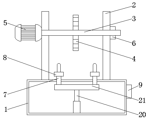 Pipe fitting cutting device with clamping function