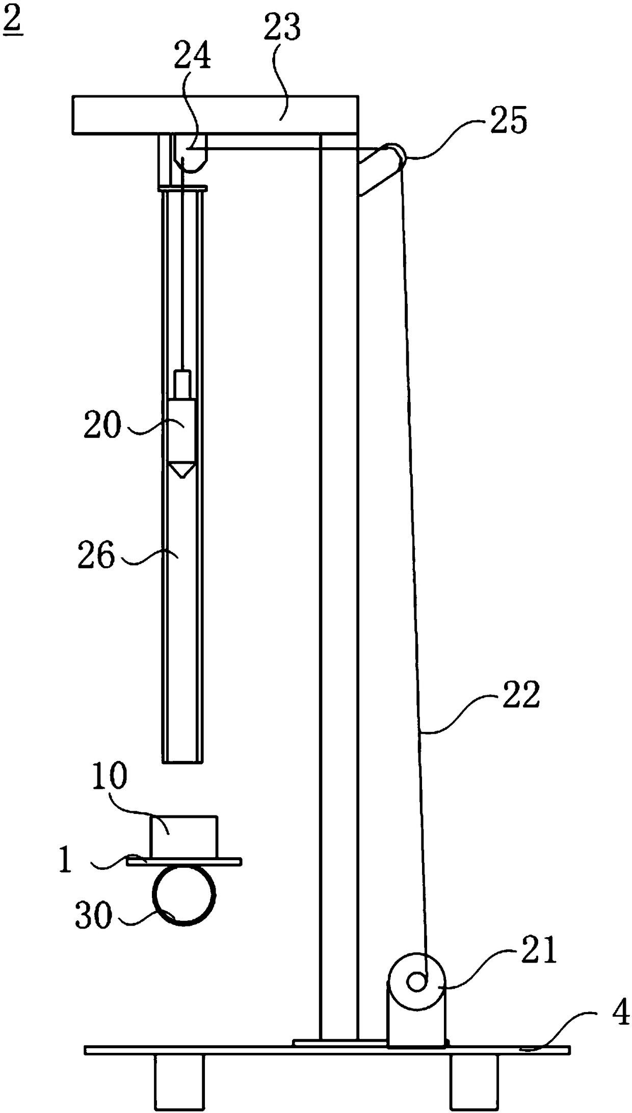 DAI (diffuse axonal injury) causing device and experiment method