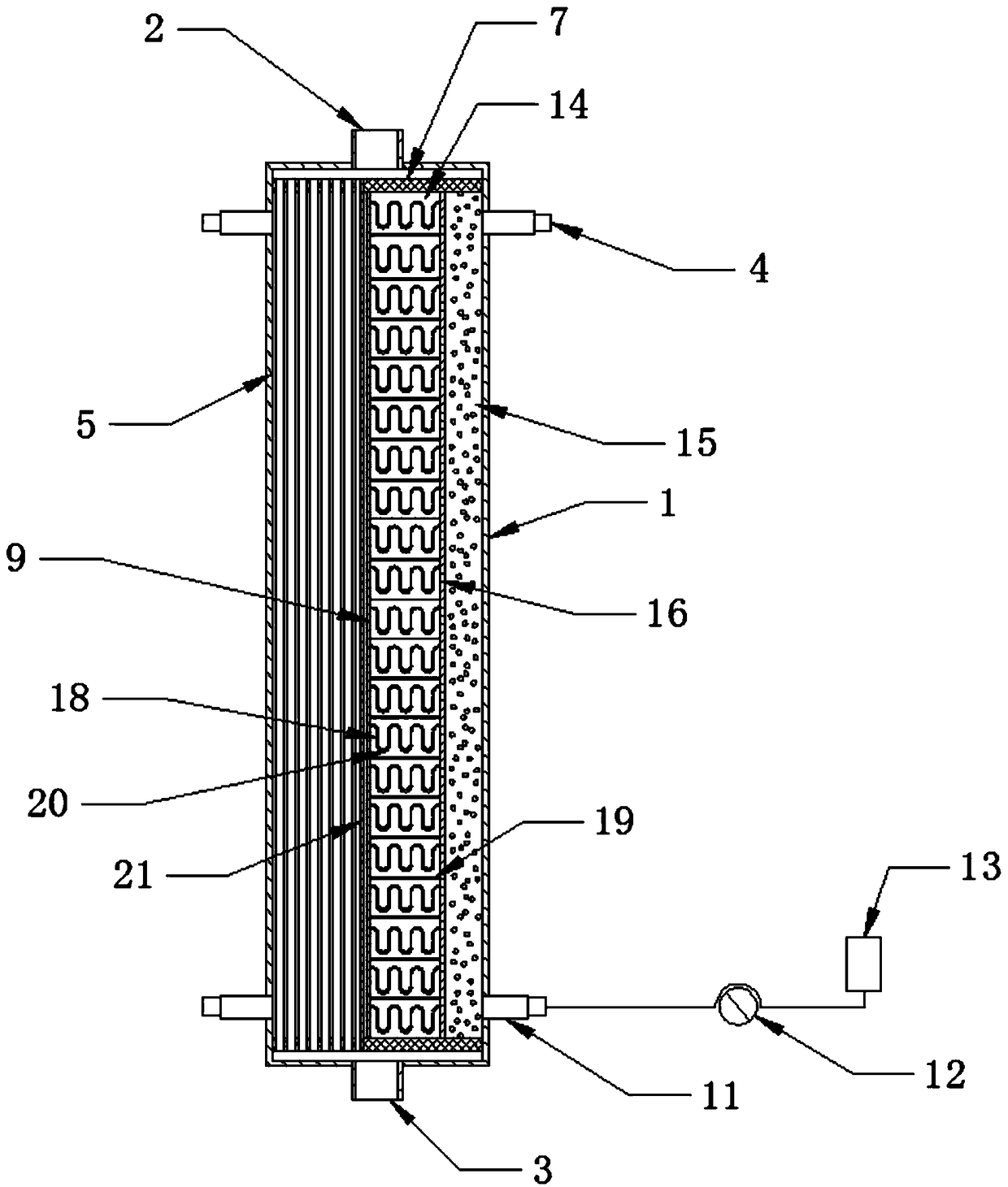 Integrated plasma separated HBV immunity adsorber