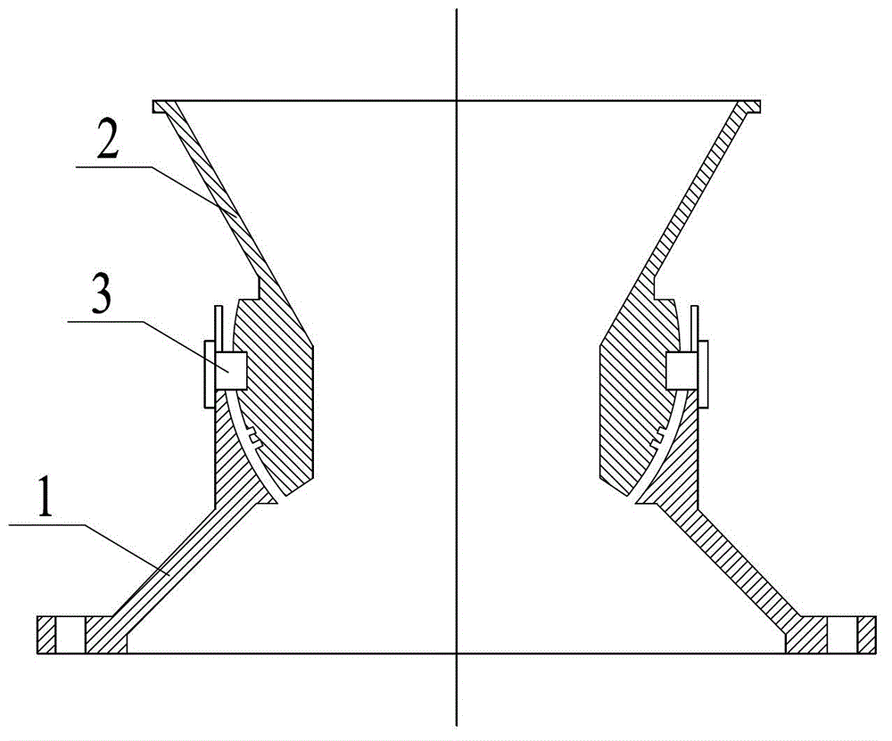 Combined Milling Method and Fixture for Bearing Ball and Socket Swing Nozzle Shell