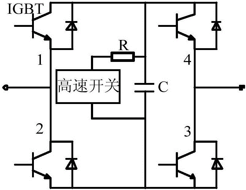 Novel cascading full-bridge high-voltage direct current breaker and control method thereof