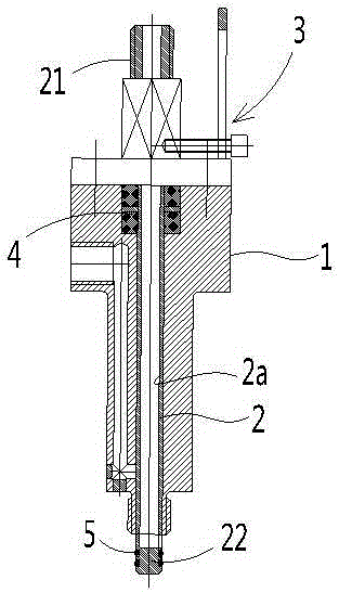 Vacuum oiling nozzle, vacuum oiling system and vacuum oiling method