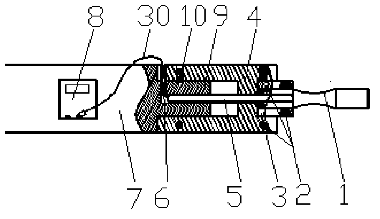 Test device and method for high-temperature shot blasting